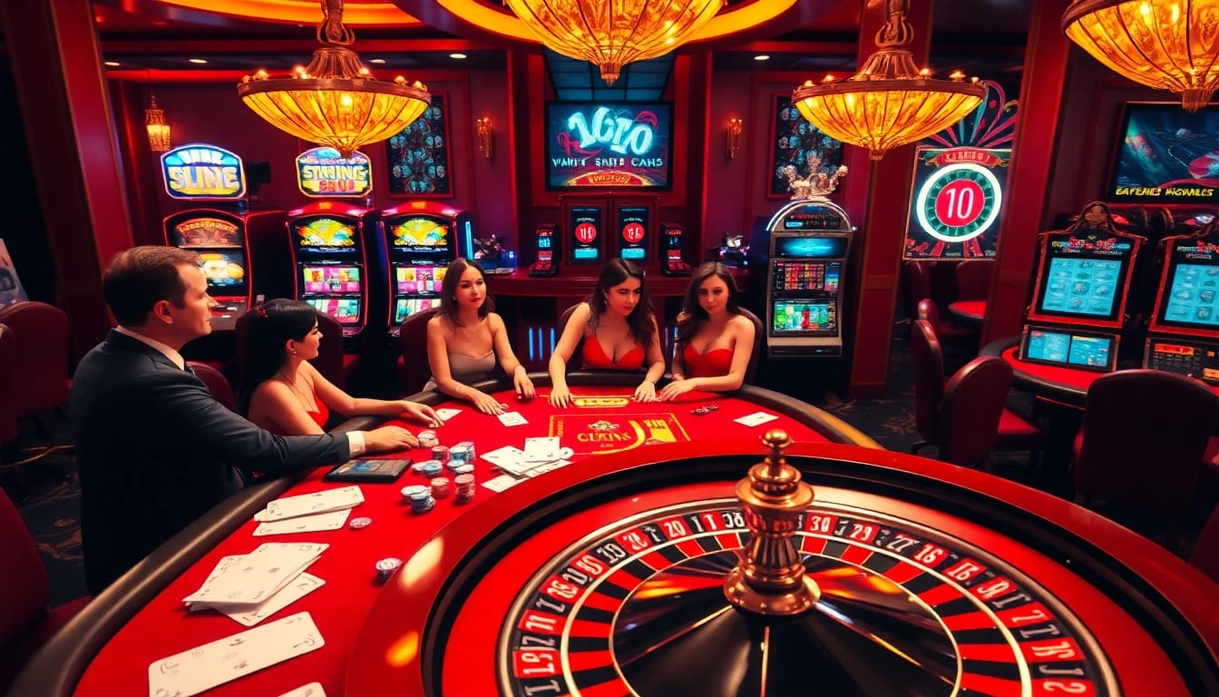 Experience the thrilling ambience of Trang chủ LUCKY88 with glamorous casino games and vibrant players.