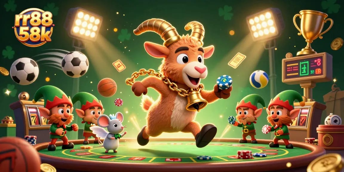 Engage in exciting gameplay at rr88 58k with vibrant casino action featuring characters and gaming elements.