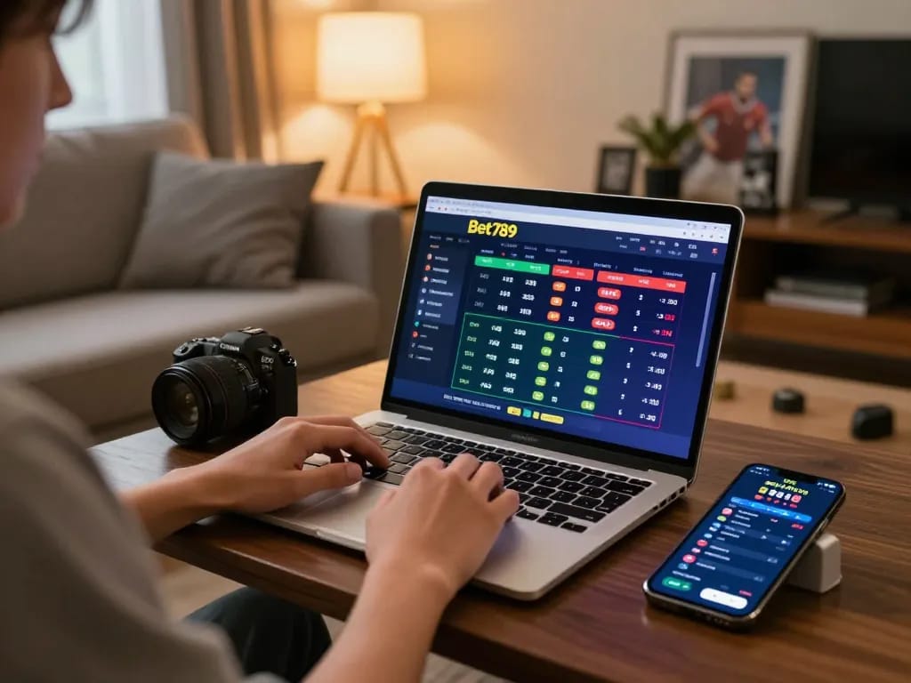 Engage in real-time sports betting action with bet789 at your comfortable home setup.