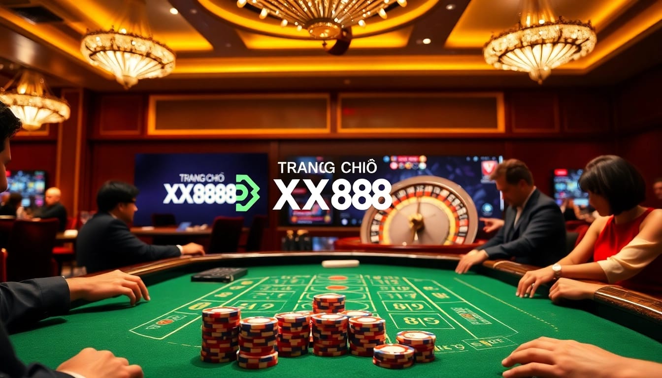 Engage in thrilling games at Trang Chủ XX88 with a luxurious casino ambiance.