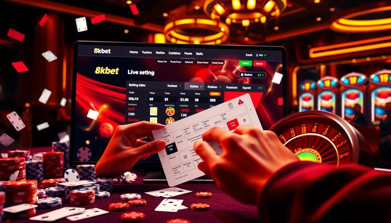 Engaging online betting action on trang chủ 8kbet with live odds and casino games