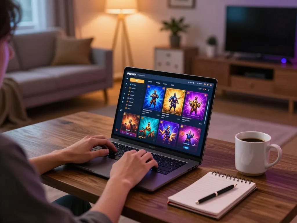 Experience the excitement of online gaming at 99Win with a cozy home setup.