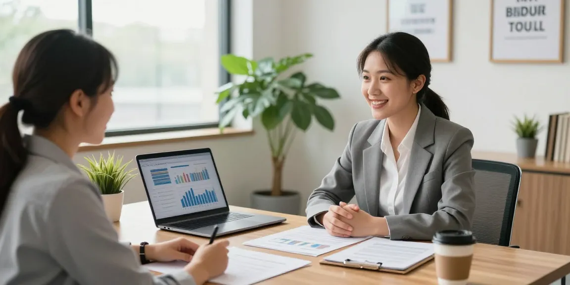 Engaged financial advisor discussing investment strategies with client, showcasing personalized service.